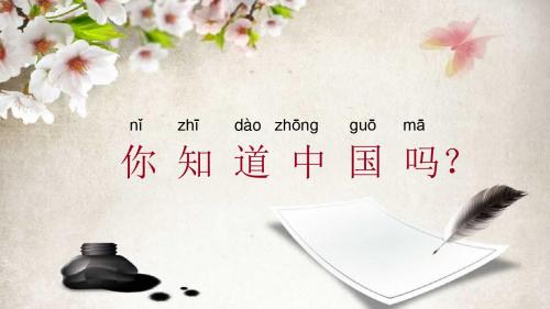 老挝对外汉语第一课