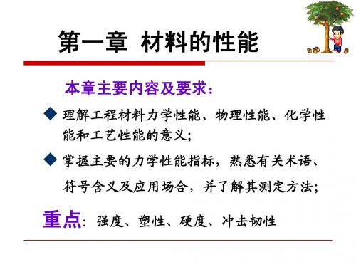 1.材料的性能