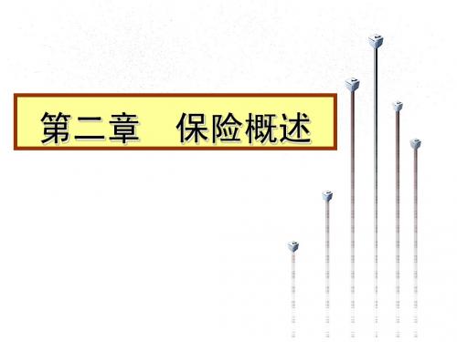 保险学课件 第二章 保险概述 白底
