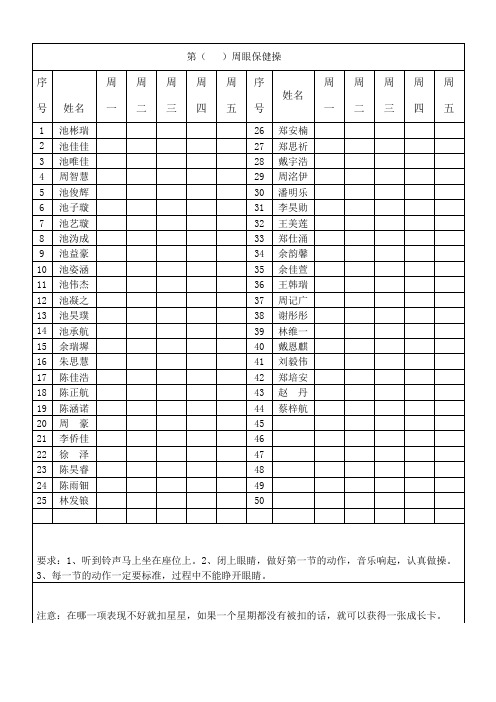 眼保健操