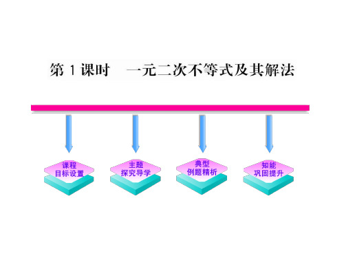 3.3.1一元二次不等式的解法