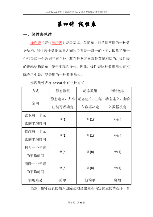 pascal算法讲义-第四讲