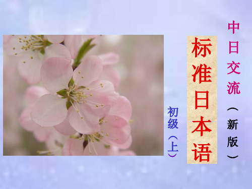 新标日语(基础知识)