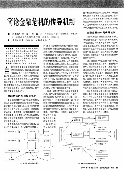简论金融危机的传导机制