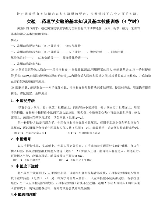 药理学实验