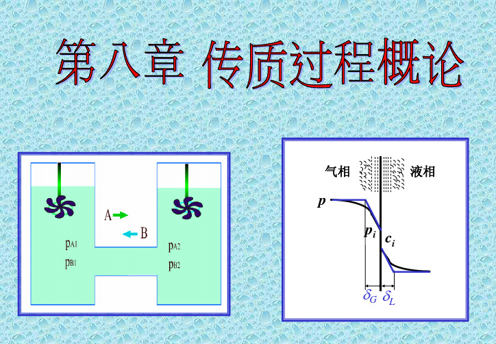 中国石油大学化工原理第二讲扩散与单向传质