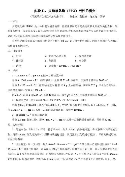 PPO测定