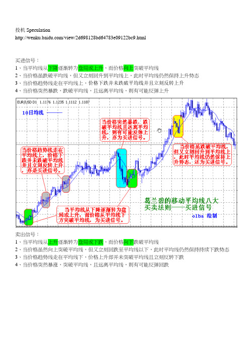 葛兰碧八大法则