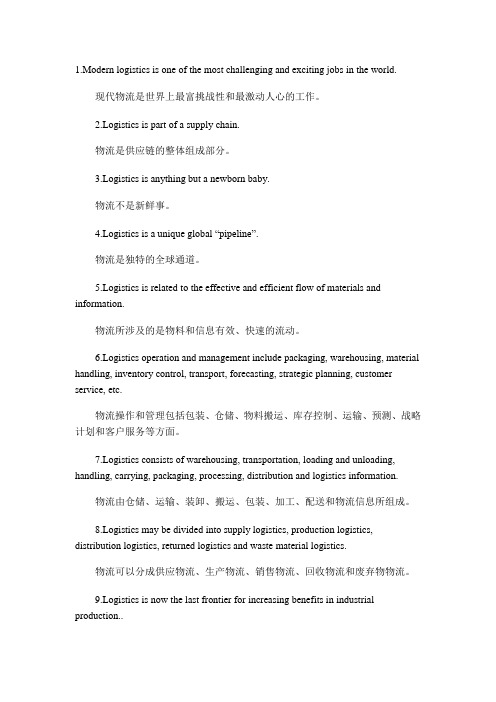 英语学习 物流英语口语 精品