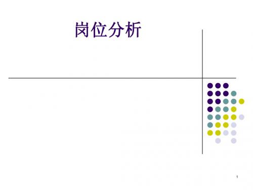 岗位分析