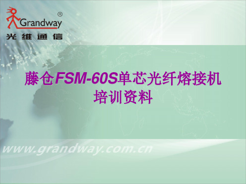 FSM-60S培训