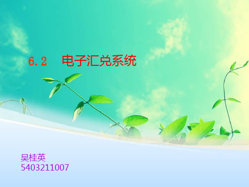 电子汇兑系统