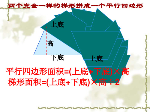 梯形面积公式的推导演示