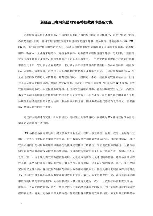 -UPM备特佳数据库热备方案