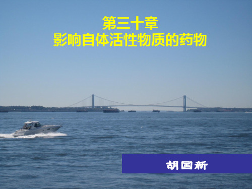 药理学 30影响自体活性物质的药物