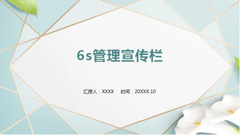 6s管理宣传栏