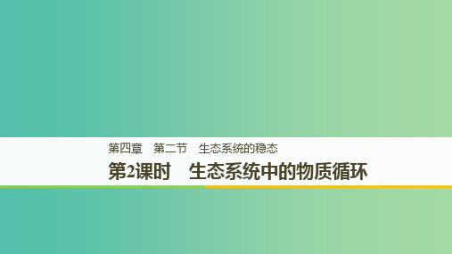 2018-2019版高中生物第四章生态系统的稳态第二节生态系统稳态的维持第2课时课件苏教版必修3 P