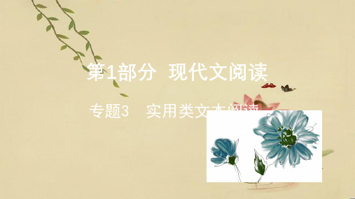 高中语文冲刺一轮高考山东专用优选专题.实用类文本阅读公开课件