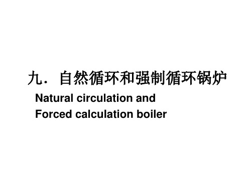 第9章自然循环原理及计算