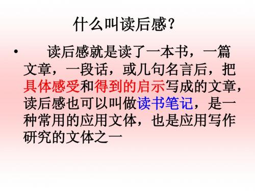 读后感指导课