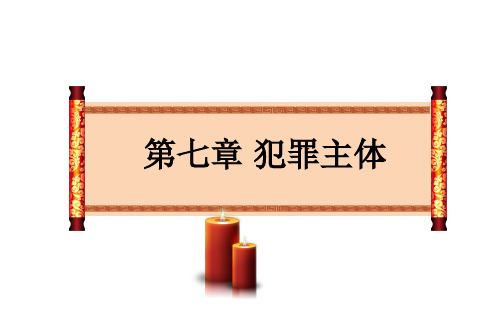 第七章 犯罪主体分析