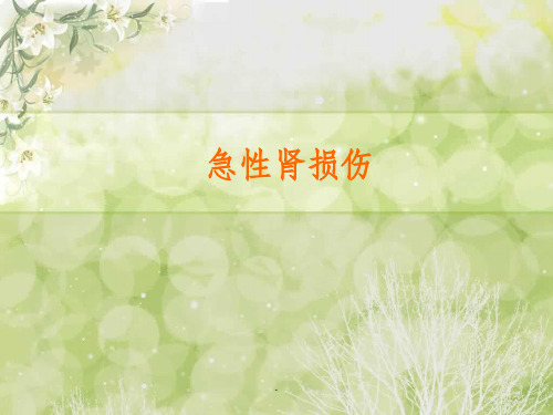 急性肾功能不全