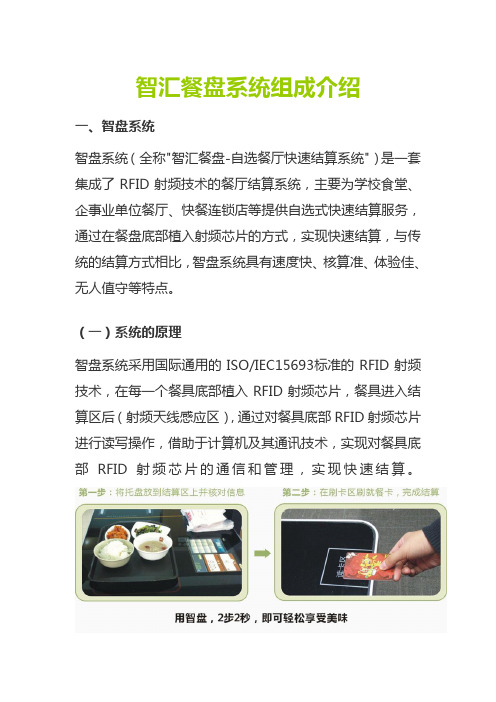 智汇餐盘系统组成介绍