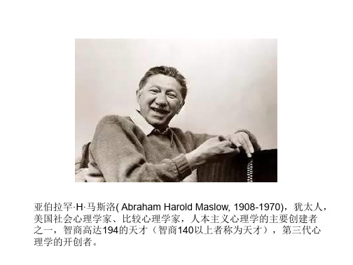 学习_课件需求层次理论