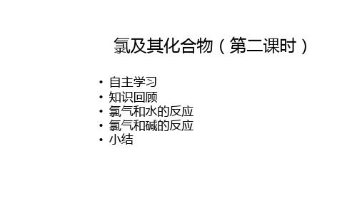 高中化学 新人教版必修1第2章第2节氯及其化合物第2课时课件(18张)