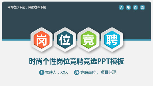 产科岗位竞聘演讲竞选上岗PPT