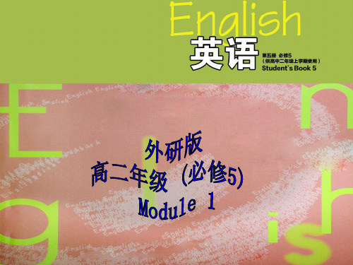 高中英语Module 2 My New Teachers 优秀课件26