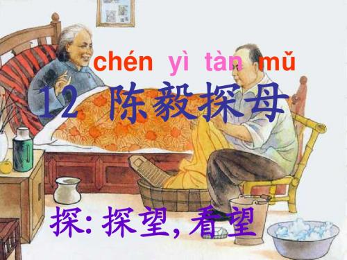 陈毅探母