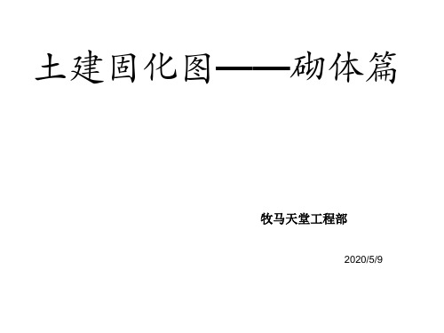 砌体固化图