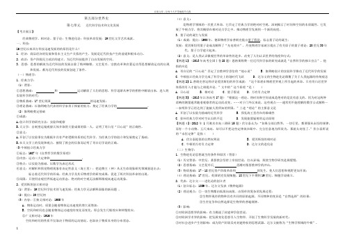 近代科学技术与文化发展