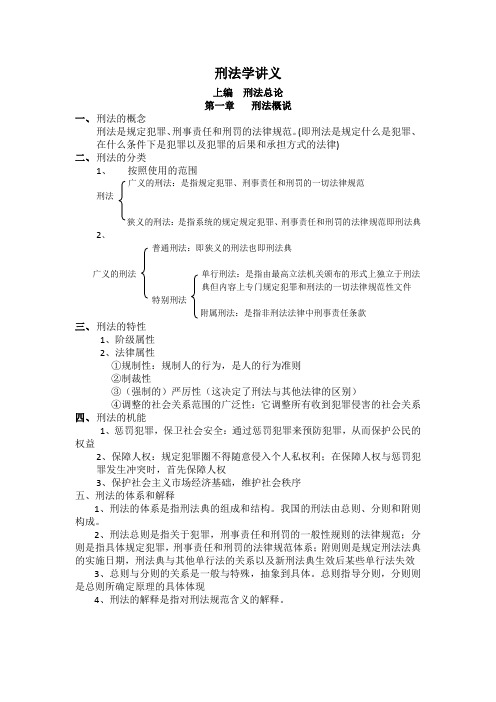 刑法学讲义