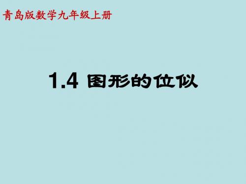 图形的位似PPT课件5 北师大版