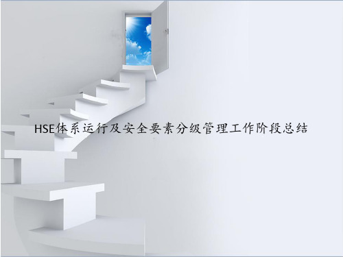HSE体系运行及安全要素分级管理工作阶段总结