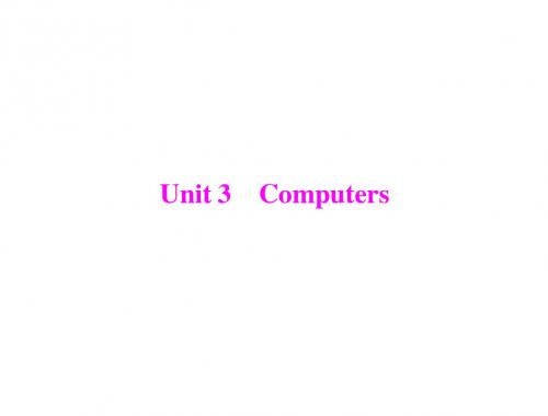 2013年《高考风向标》高考英语一轮复习课件 第一部分 必修二 unit3 computers