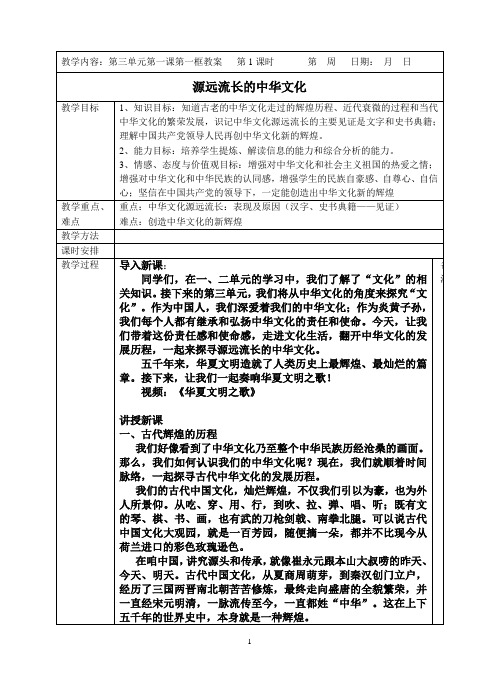 源远流长的中华文化(公开课)