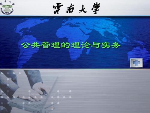 ch2 公共组织理论