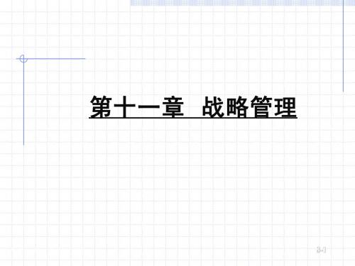 11战略管理)
