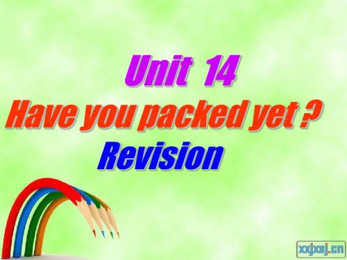 人教版九年级 Unit14复习课件