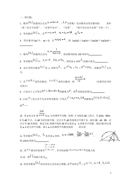 江苏省灌南高级中学高二数学上学期期中复习试题苏教版