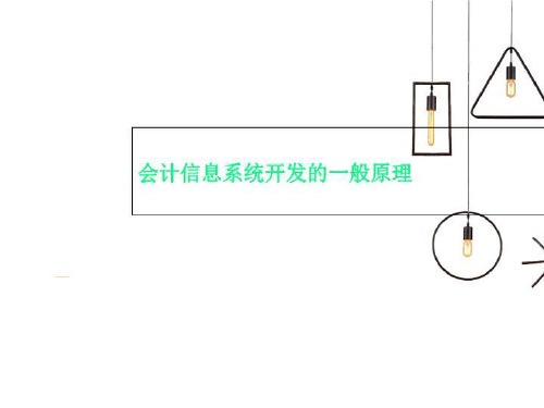 会计信息系统开发的一般原理
