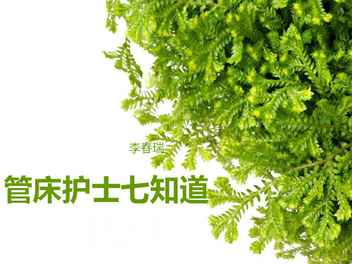 管床护士七知道