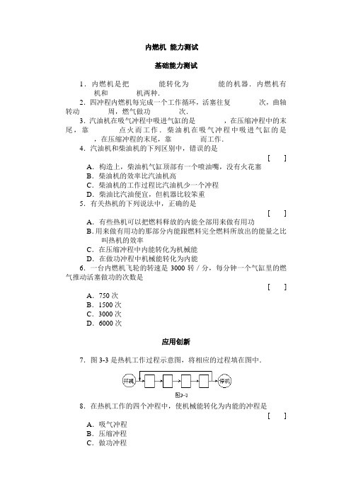 内燃机 能力测试