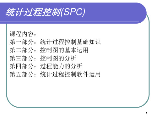 统计过程控制(SPC)