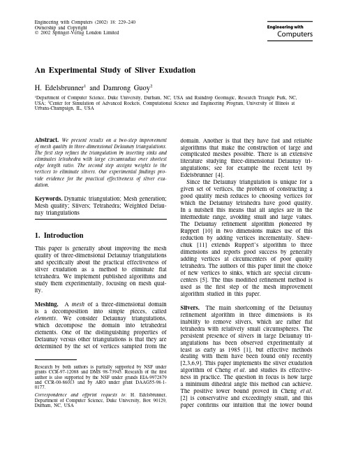 Ownership and Copyright  2002 Springer-Verlag London Limited An Experimental Study of Slive