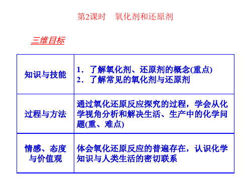 氧化剂和还原剂 人教版高中化学必修一全册课件
