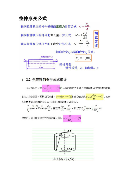 形变公式